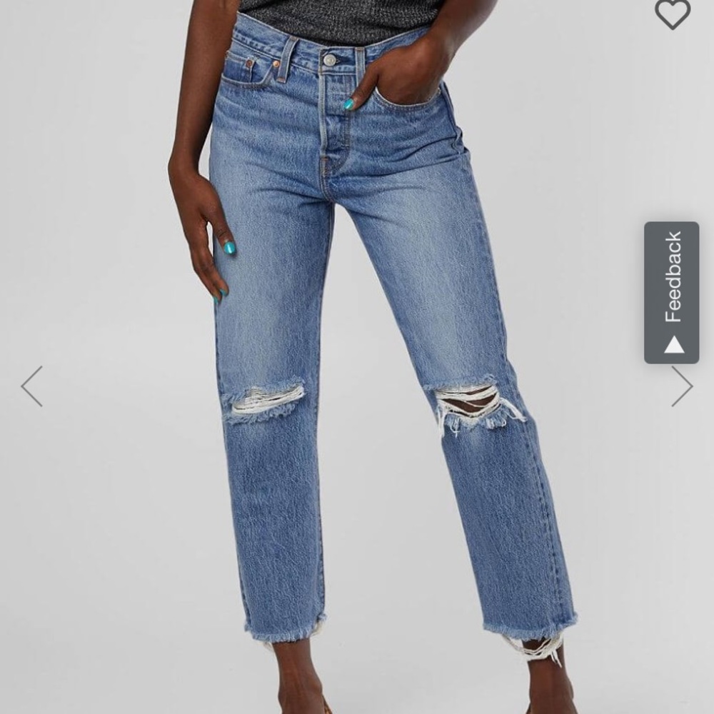 COPY - Levis Wedgie Ankle Straight Jeans